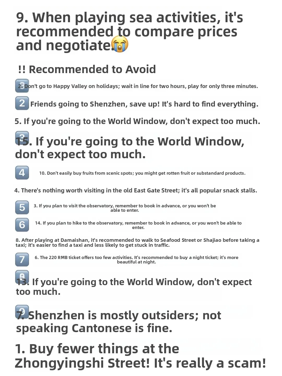 Shenzhen... Seriously, DON'T Go Unprepared!! 2
