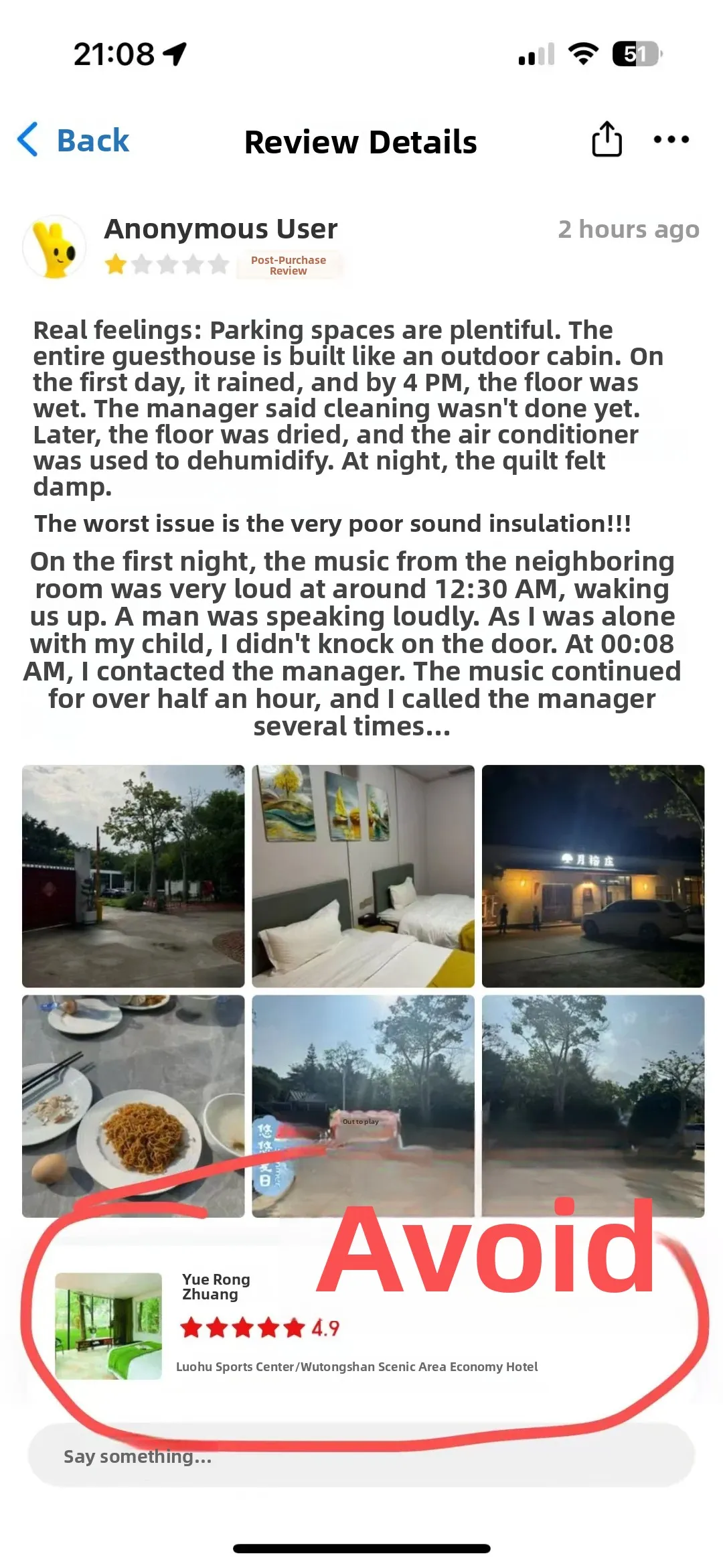TRIPLE WARNING! This Guesthouse's "Good" Reviews? Total BS. 3